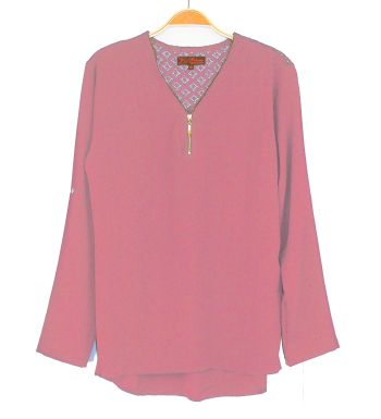 Chemisier uni CHF3007E