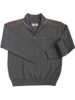Pull poche zippée et renforts épaules 723701U001