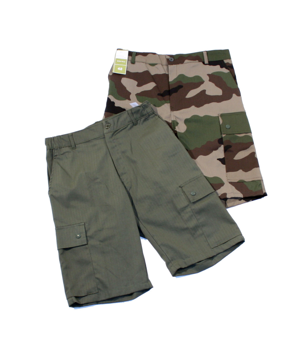 Bermuda taille semi élastiquée 810394U001