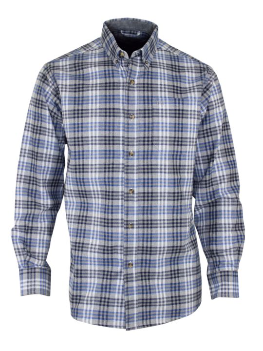 Chemise manches longues en flanelle de coton CH2003A