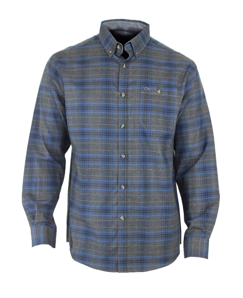 Chemise manches longues en flanelle de coton CH2007A