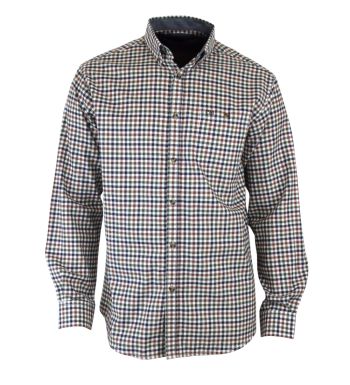 Chemise manches longues en flanelle de coton CH2008A