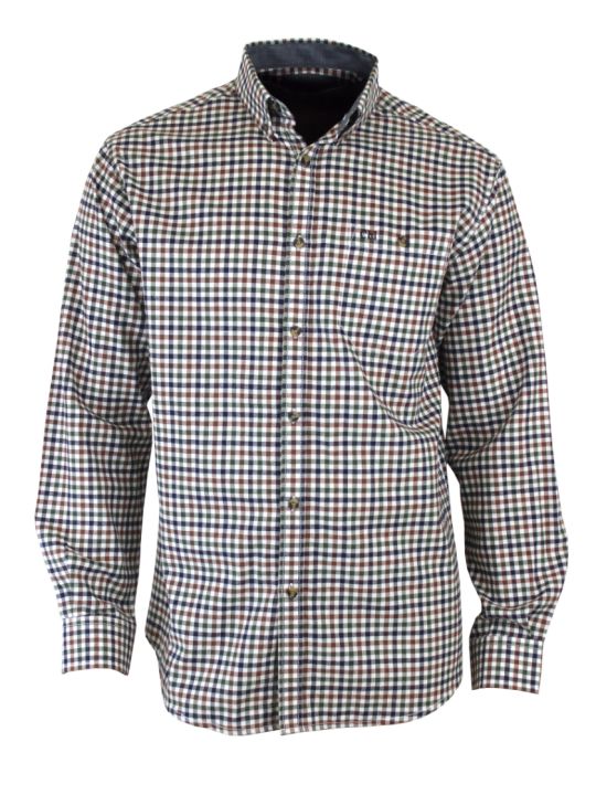 Chemise manches longues en flanelle de coton CH2008A