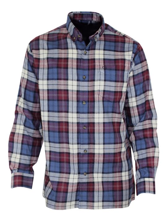 Chemise manches longues en flanelle de coton CH2026