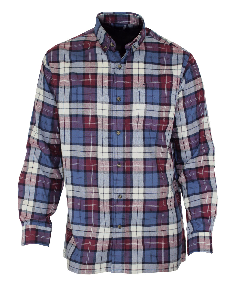 Chemise manches longues en flanelle de coton CH2026