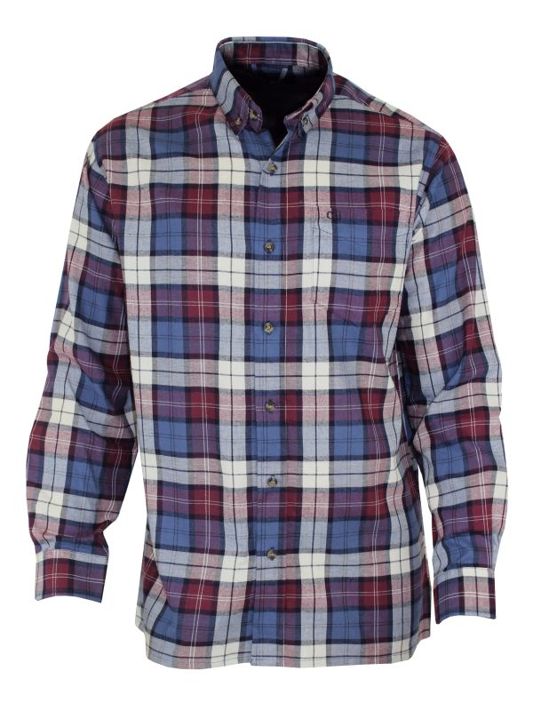 Chemise manches longues en flanelle de coton CH2026