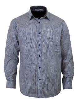 Chemise manches longues à motifs CH4003