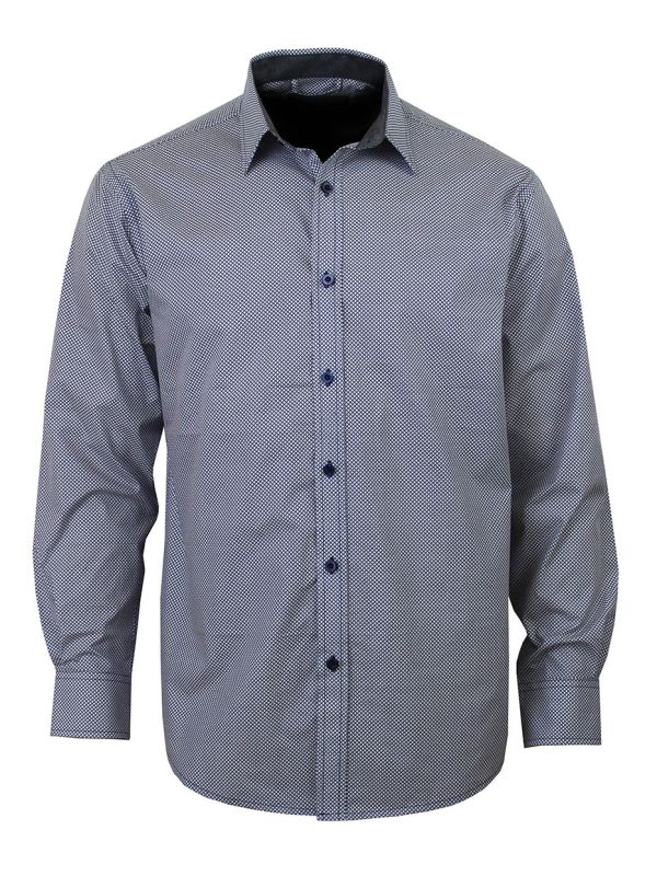 Chemise manches longues à motifs CH4003