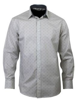 Chemise manches longues à motifs CH4004