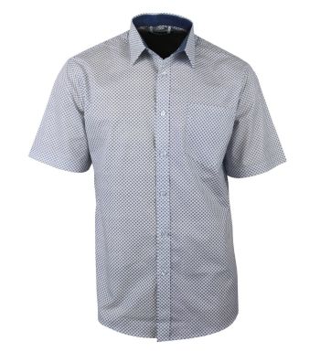 Chemise manches courtes à motifs CH4033