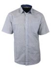 Chemise manches courtes à motifs CH4033