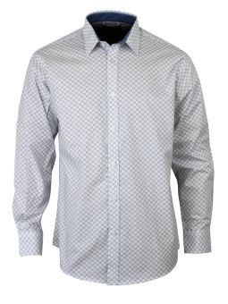 Chemise manches longues à motifs CH4030