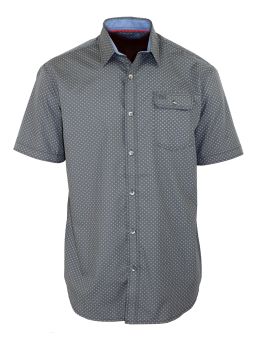 Chemise manches courtes 1 poche poitrine CH4023