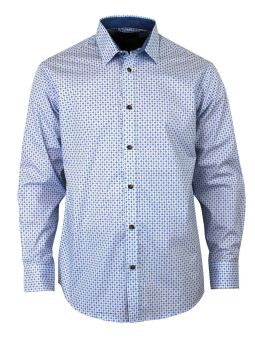 Chemise manches longues à motifs CH4018