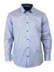 Chemise manches longues à motifs CH4018