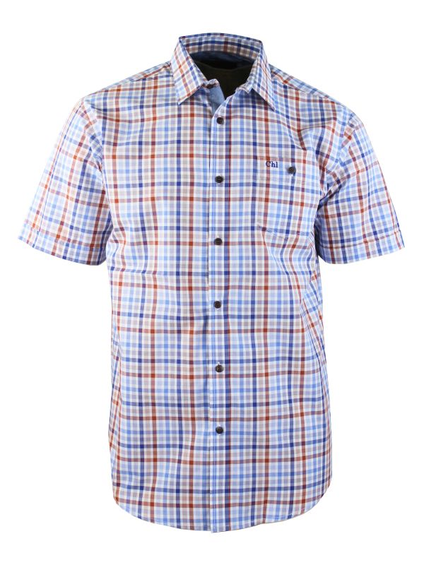 Chemise manches courtes 1 poche poitrine CH4012