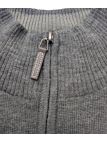 Pull col montant zippé avec laine PUL2005A