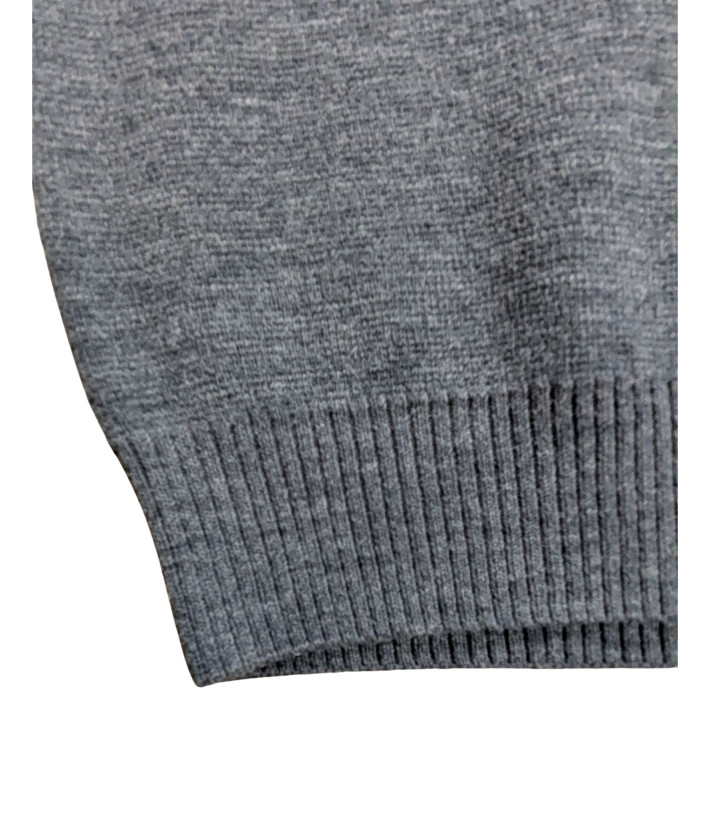 Pull col montant zippé avec laine PUL2005A