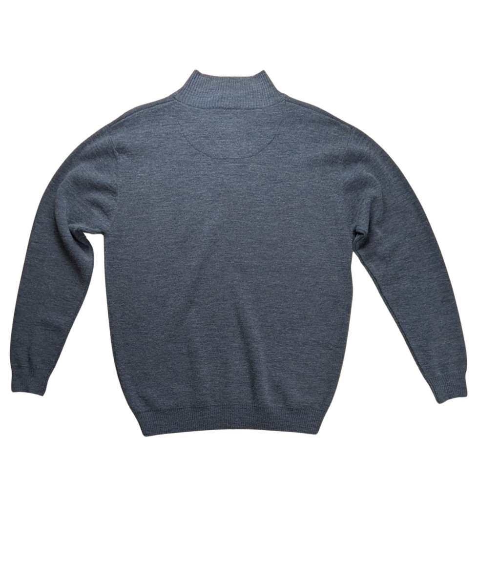 Pull col montant zippé avec laine PUL2005A