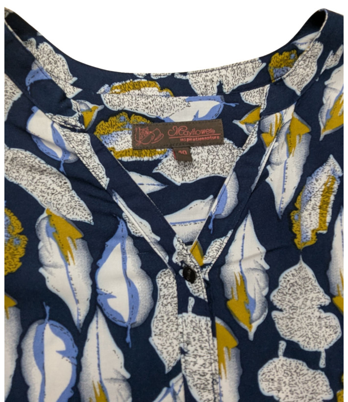 Chemisier à motifs imprimés CHF3059A