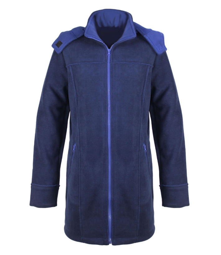Manteau Polaire Caban Femme MAYFLOWER TOKYO2 – Bleu Marine