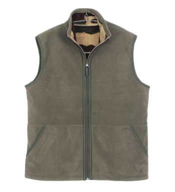SH1025 GILET POL REVERSIBLE KAKI