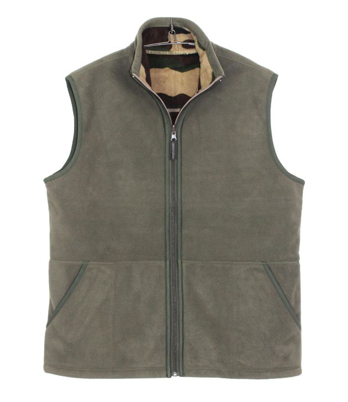 SH1025 GILET POL REVERSIBLE KAKI