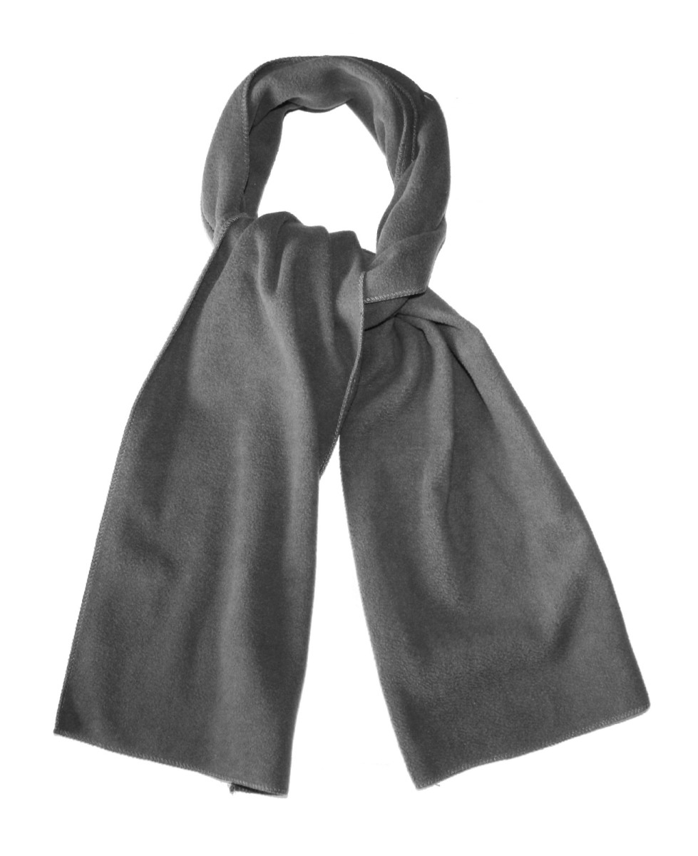 SH1028G ECHARPE POLAIRE GRIS MOYEN