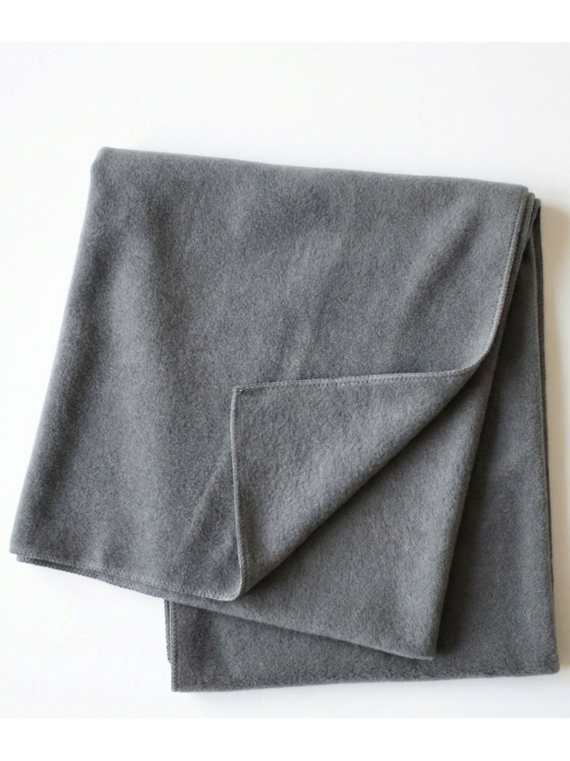 Écharpe Polaire Gris Moyen - Chaleur et Douceur Intemporelle