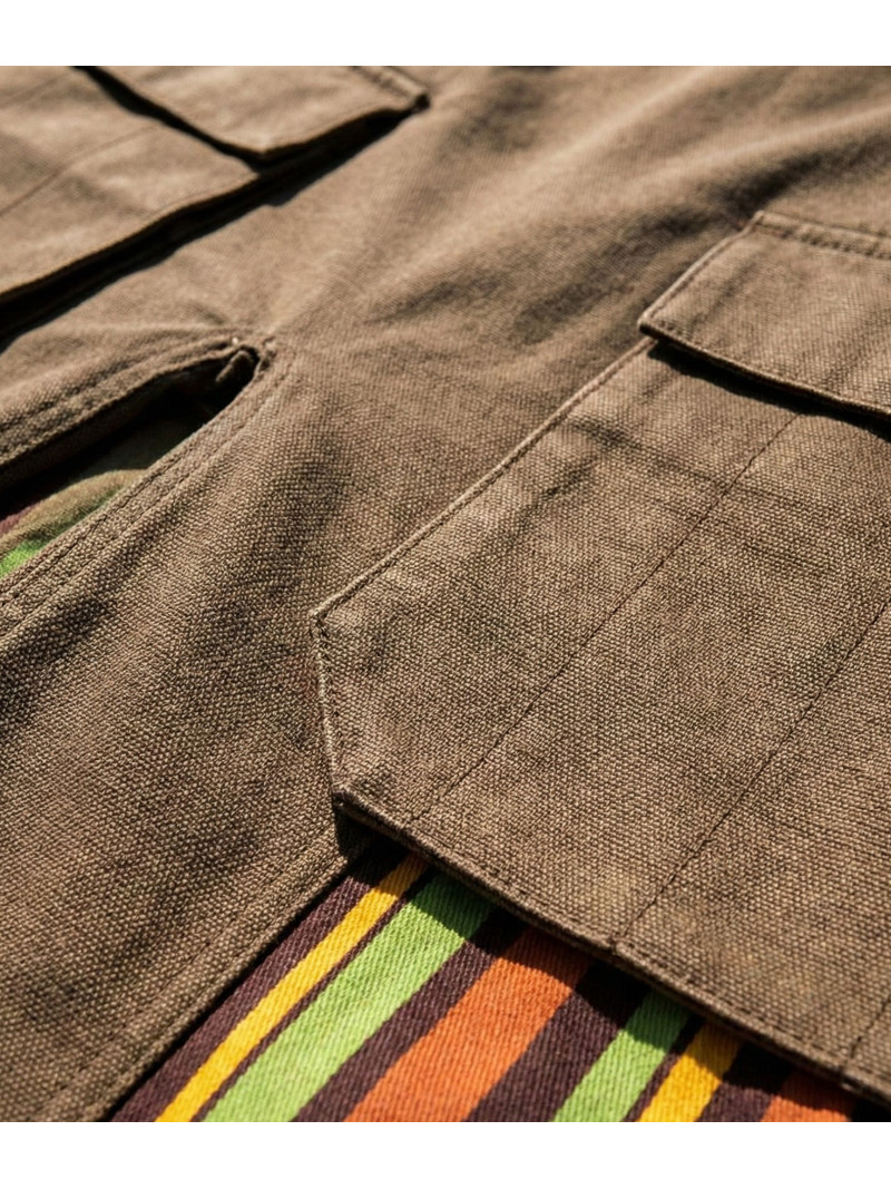 Tablier Jardin Coton Marron - Multipoches & Coupe Fendue