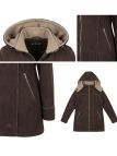 Manteau Polaire Femme Contre-collé MAYFLOWER TOKYO3 – Marron Chocolat