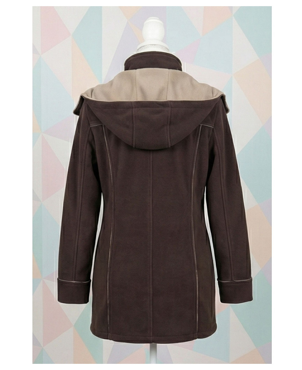 Manteau Polaire Femme Contre-collé MAYFLOWER TOKYO3 – Marron Chocolat