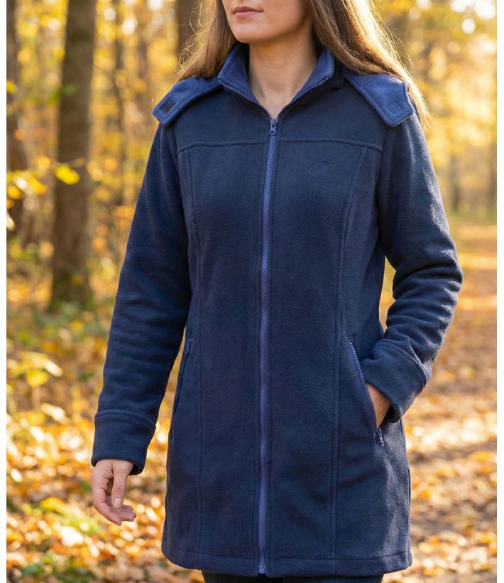 Manteau Polaire Caban Femme MAYFLOWER TOKYO2 – Bleu Marine