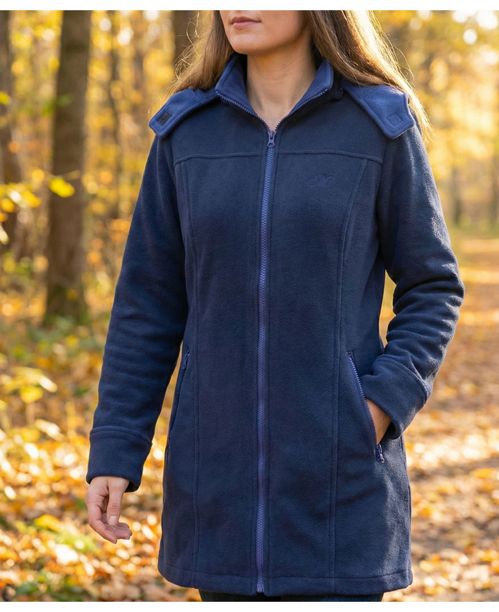 Manteau Polaire Caban Femme MAYFLOWER TOKYO2 – Bleu Marine