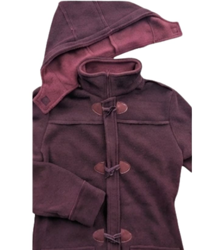 Manteau Polaire Femme style Caban SLOVENIE1B MAYFLOWER – Bordeaux