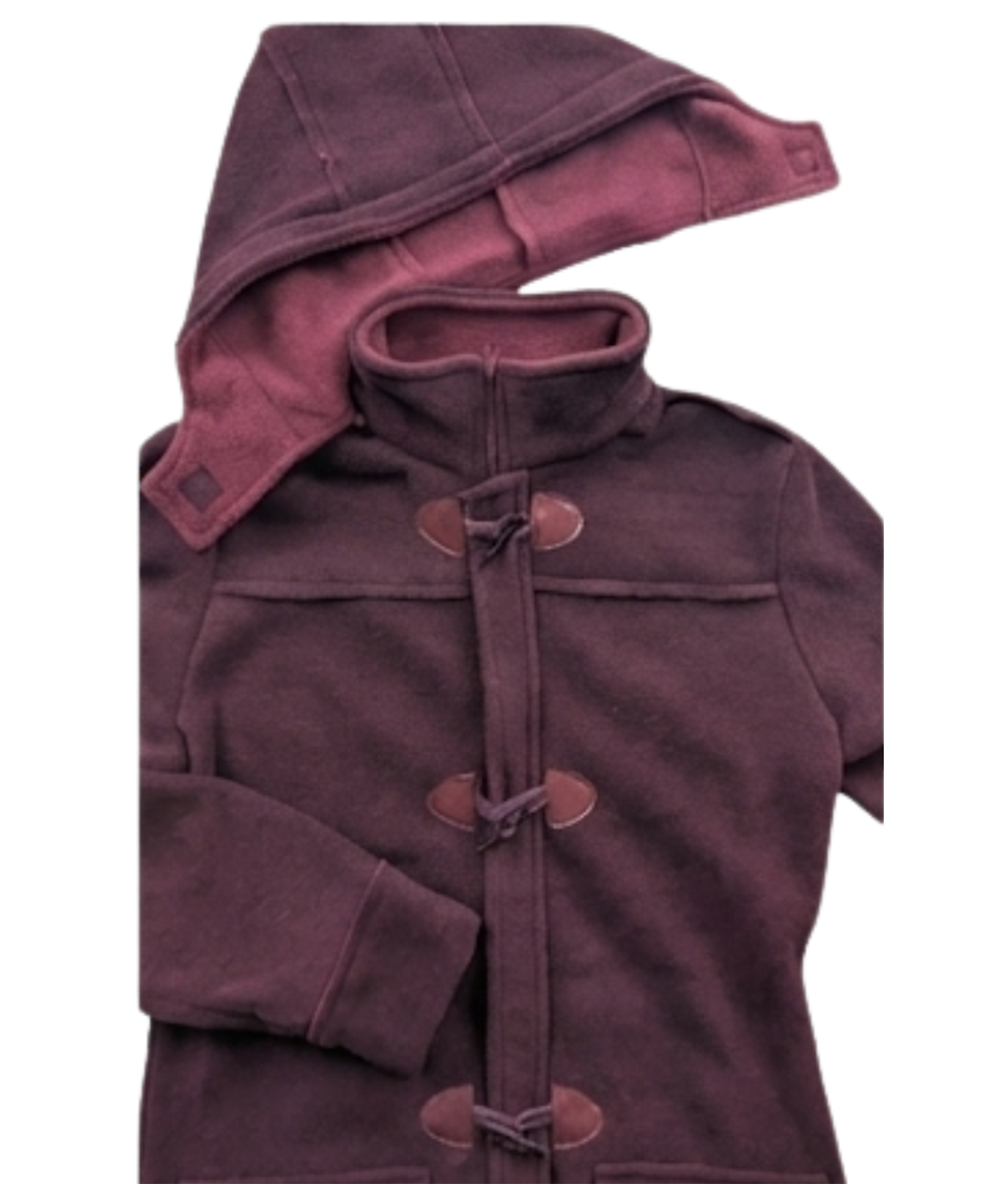 Manteau Polaire Femme style Caban SLOVENIE1B MAYFLOWER – Bordeaux