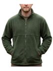 Veste Polaire Kaki Anti-Boulochage – Col Montant & Zippée