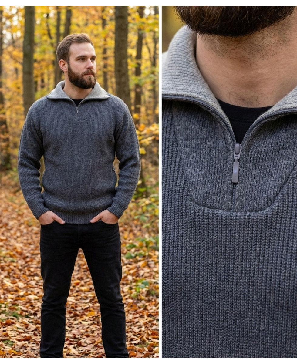 Pull col camionneur 30% laine PRIMO4