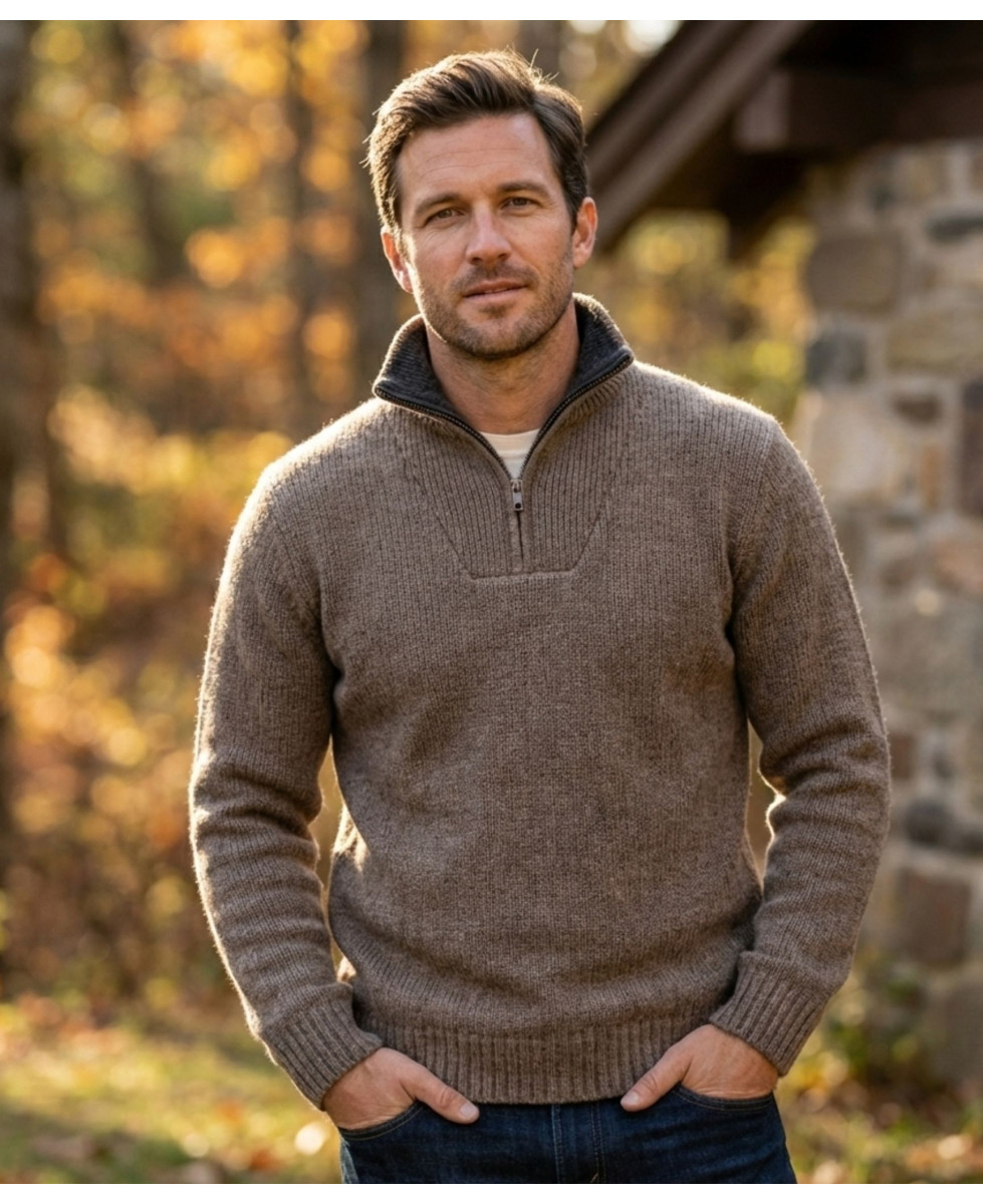 Pull col camionneur 30% laine PRIMO3