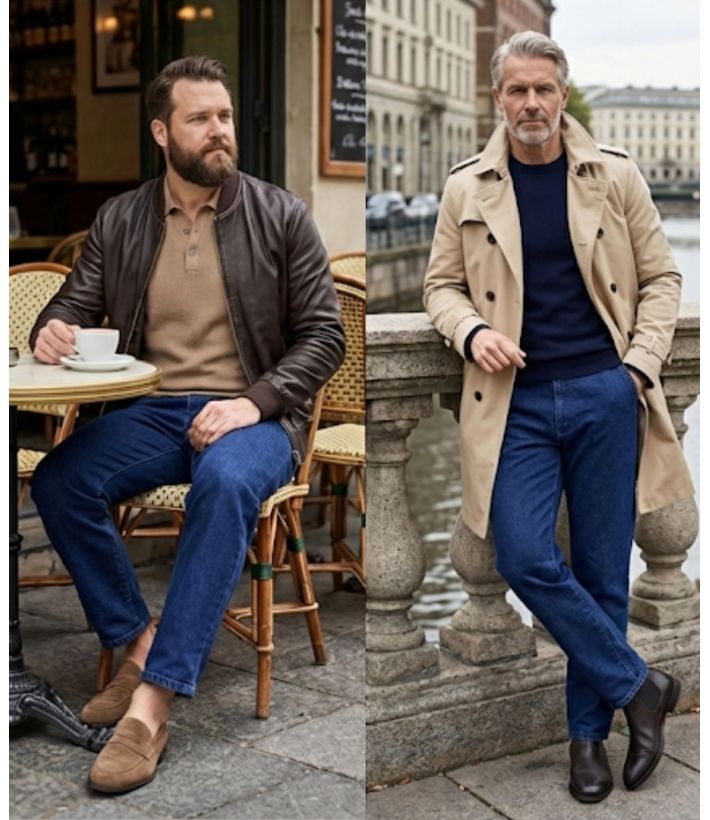 Pantalon en jean confort tissu extensible MACK2