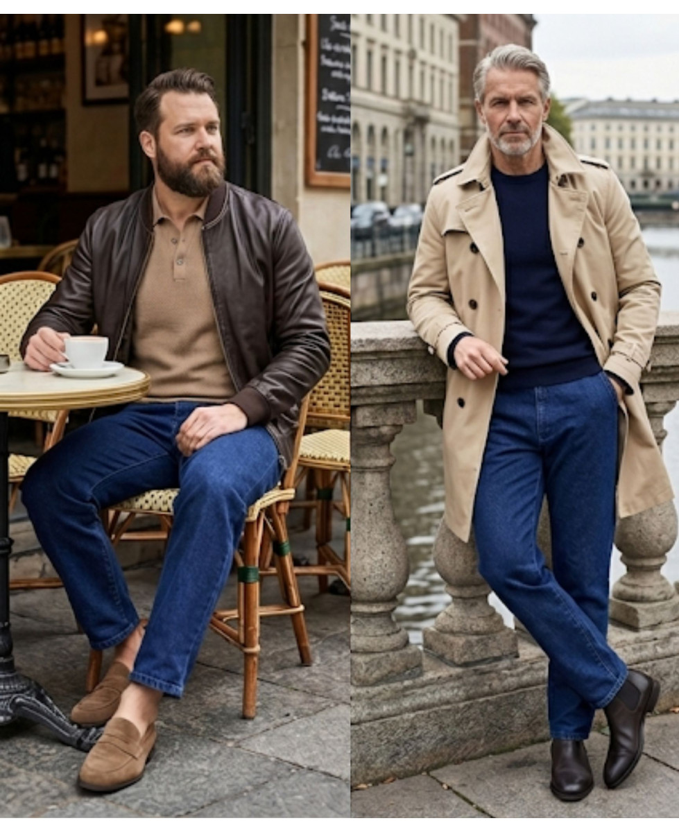 Pantalon en jean confort tissu extensible MACK2