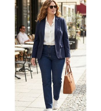 Pantalon en jean confort grandes tailles MACYLIA