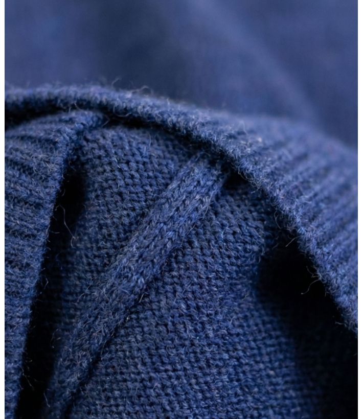 Pull col V avec laine PUL2004D