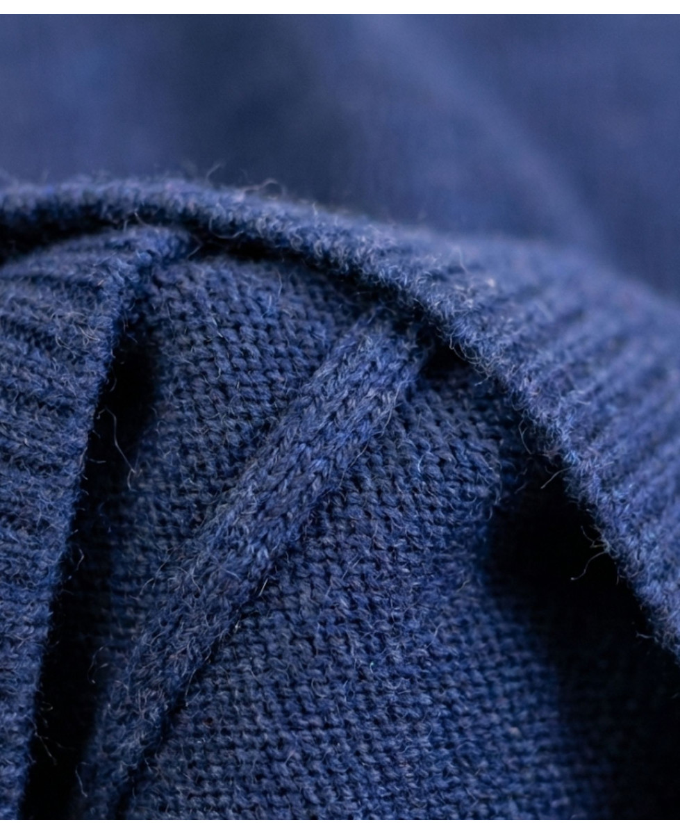 Pull col V avec laine PUL2004D