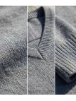 Pull col V avec laine PUL2004A