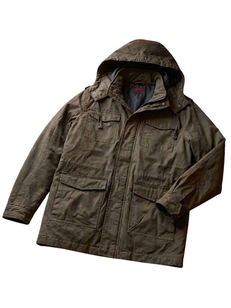Parka en coton enduit NELSON1T