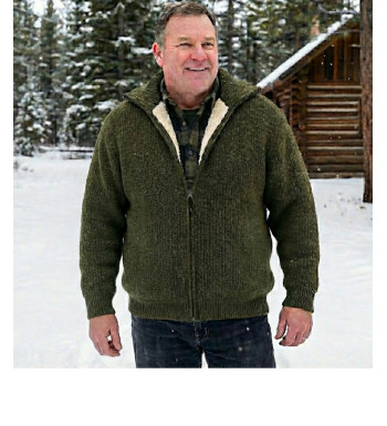 Gilet homme kaki grand froid chaud & résistant – D188