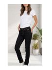 Pantalon Mayflower Claudia Noir : Jean Power Stretch Confort