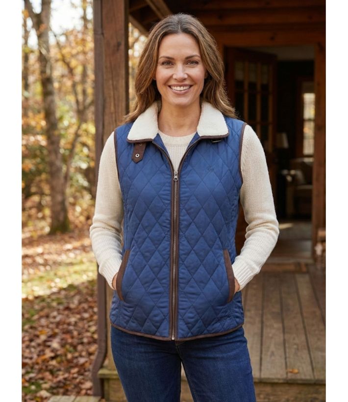 Gilet Sans Manches Femme Matelassé Sadia – Chaud & Tendance