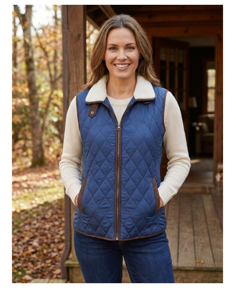 Gilet Sans Manches Femme Matelassé Sadia – Chaud & Tendance